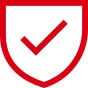 "tick in shield" icon; image used for HSBC India Coronavirus Fraud Information page